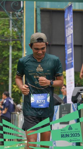 Race photo from Mangkunegaran Run 2025