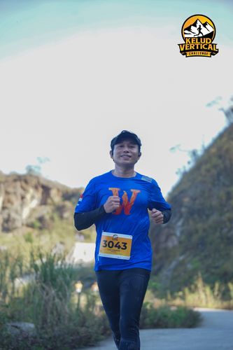 Race photo from Kelud Vertical Challenge 2024