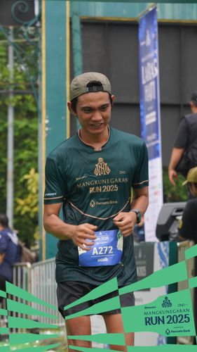Race photo from Mangkunegaran Run 2025