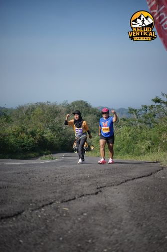 Race photo from Kelud Vertical Challenge 2024