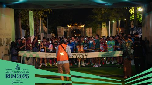 Race photo from Mangkunegaran Run 2025