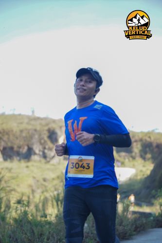 Race photo from Kelud Vertical Challenge 2024