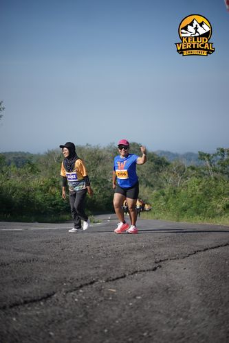 Race photo from Kelud Vertical Challenge 2024