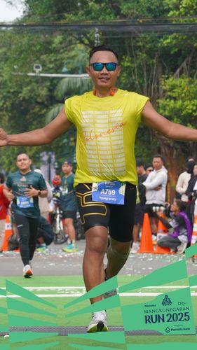 Race photo from Mangkunegaran Run 2025