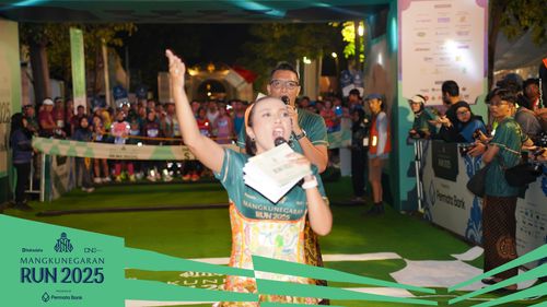 Race photo from Mangkunegaran Run 2025