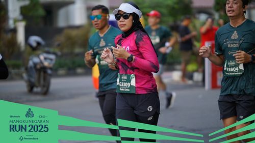 Race photo from Mangkunegaran Run 2025
