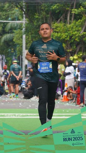 Race photo from Mangkunegaran Run 2025