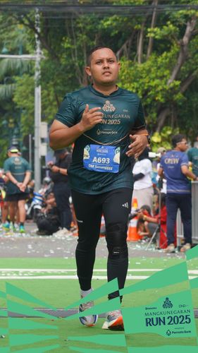 Race photo from Mangkunegaran Run 2025