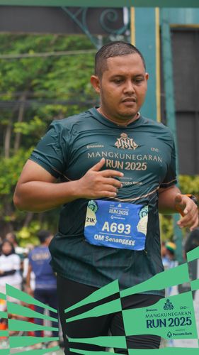 Race photo from Mangkunegaran Run 2025