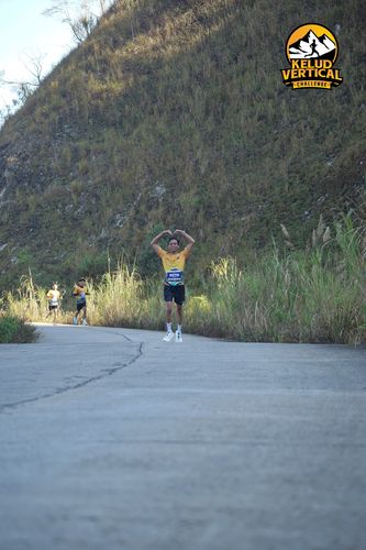 Race photo from Kelud Vertical Challenge 2024