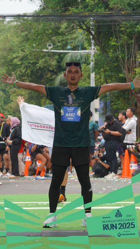 Race photo from Mangkunegaran Run 2025