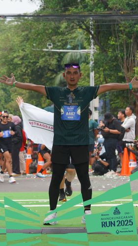 Race photo from Mangkunegaran Run 2025