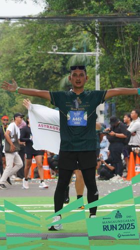 Race photo from Mangkunegaran Run 2025