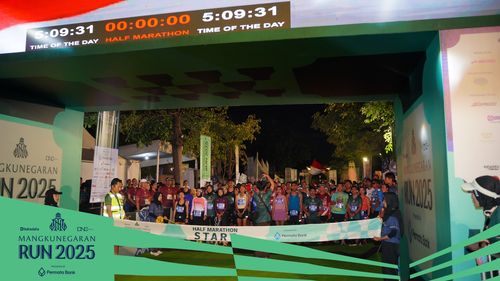 Race photo from Mangkunegaran Run 2025