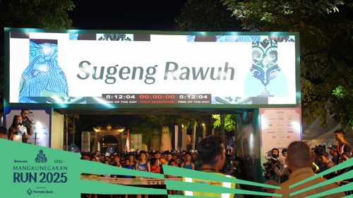 Race photo from Mangkunegaran Run 2025