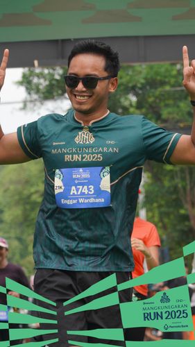 Race photo from Mangkunegaran Run 2025