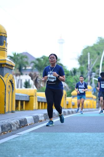 Race photo from KEMLU RUN 2025