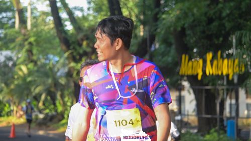 Race photo from Taman Budaya x BOGORUN 2025