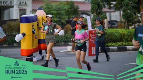 Race photo from Mangkunegaran Run 2025