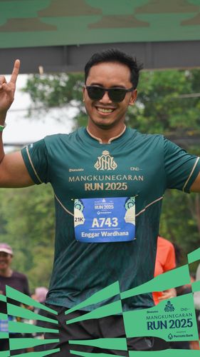 Race photo from Mangkunegaran Run 2025