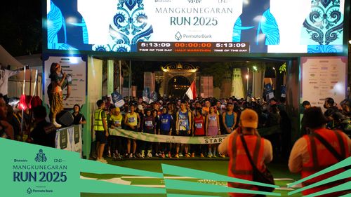 Race photo from Mangkunegaran Run 2025