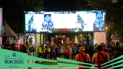 Race photo from Mangkunegaran Run 2025