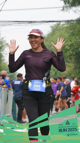 Race photo from Mangkunegaran Run 2025