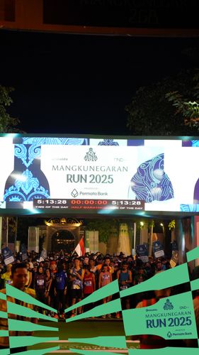 Race photo from Mangkunegaran Run 2025