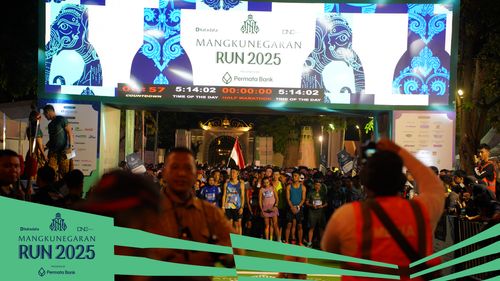 Race photo from Mangkunegaran Run 2025