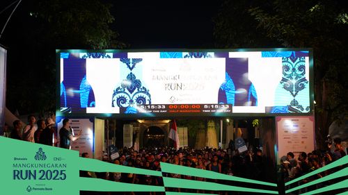 Race photo from Mangkunegaran Run 2025