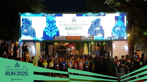 Race photo from Mangkunegaran Run 2025