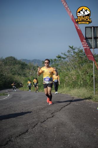 Race photo from Kelud Vertical Challenge 2024