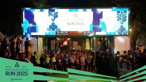 Race photo from Mangkunegaran Run 2025