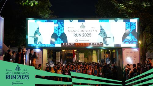 Race photo from Mangkunegaran Run 2025