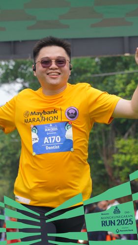 Race photo from Mangkunegaran Run 2025