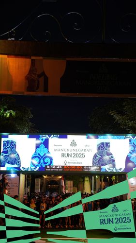 Race photo from Mangkunegaran Run 2025