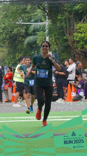 Race photo from Mangkunegaran Run 2025