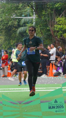 Race photo from Mangkunegaran Run 2025