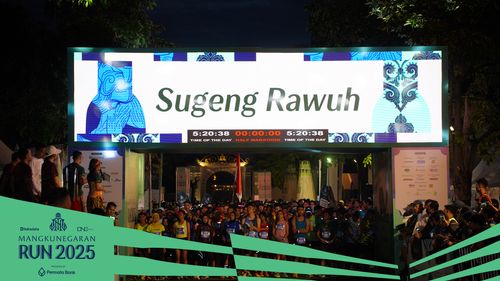 Race photo from Mangkunegaran Run 2025