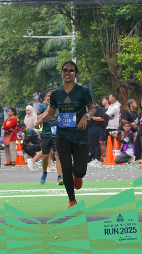 Race photo from Mangkunegaran Run 2025