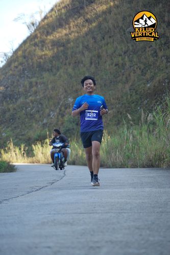 Race photo from Kelud Vertical Challenge 2024
