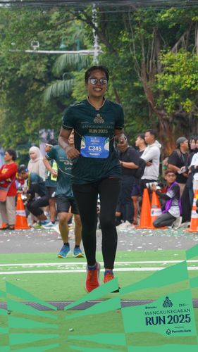 Race photo from Mangkunegaran Run 2025