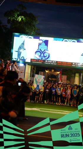Race photo from Mangkunegaran Run 2025