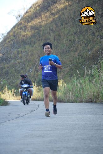 Race photo from Kelud Vertical Challenge 2024