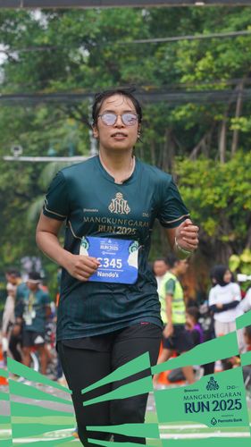 Race photo from Mangkunegaran Run 2025