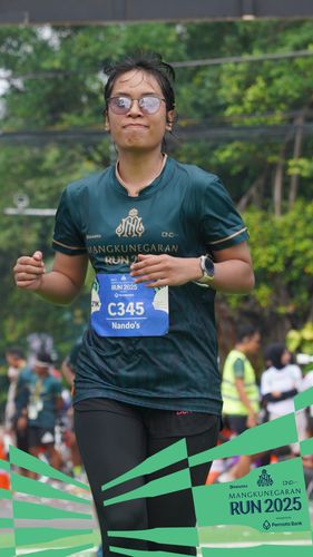 Race photo from Mangkunegaran Run 2025