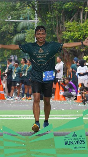 Race photo from Mangkunegaran Run 2025