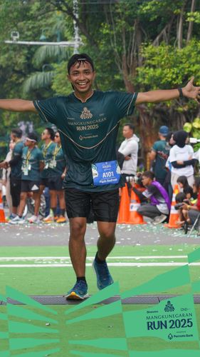 Race photo from Mangkunegaran Run 2025