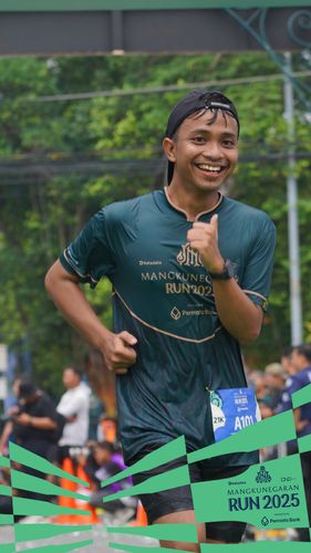 Race photo from Mangkunegaran Run 2025