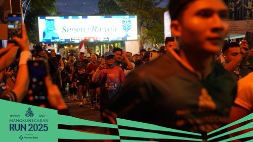 Race photo from Mangkunegaran Run 2025